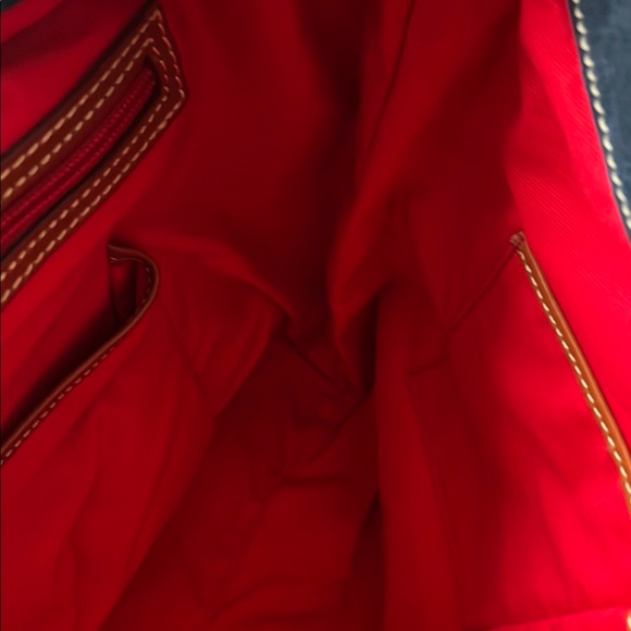 Dooney & Bourke Blue and Brown Hobo Bag - Picture 10 of 14